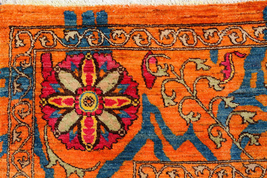 Dark Orange Suzani 6' x 8' 11 - No. 72062