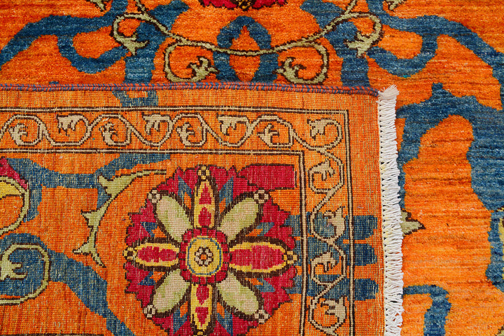 Dark Orange Suzani 6' x 8' 11 - No. 72062