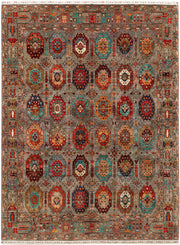 Multi Colored Kazak 9' 11 x 12' 10 - No. 72408