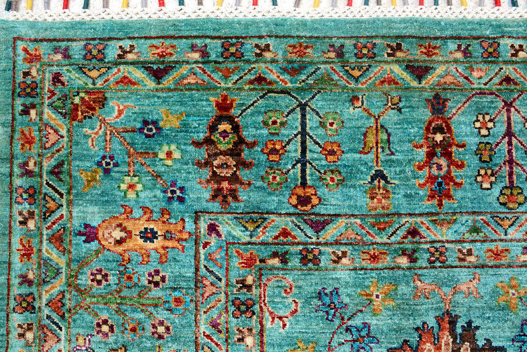 Darkcyan Kazak 8' 3 x 9' 8 - No. 72412