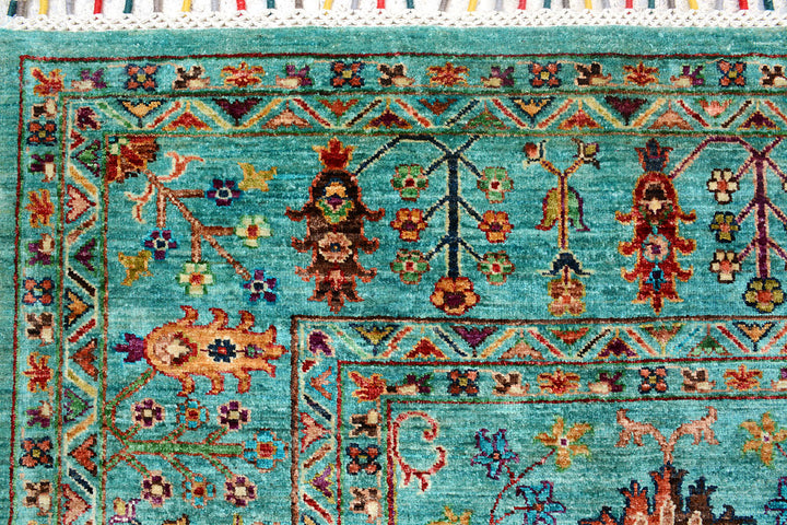 Darkcyan Kazak 8' 3 x 9' 8 - No. 72412