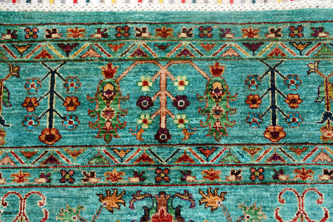 Darkcyan Kazak 8' 3 x 9' 8 - No. 72412