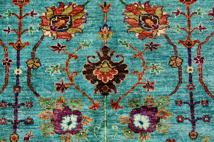 Darkcyan Kazak 8' 3 x 9' 8 - No. 72412