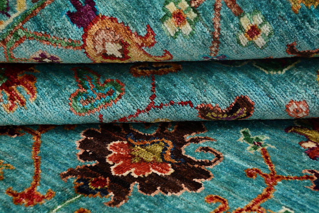 Darkcyan Kazak 8' 3 x 9' 8 - No. 72412