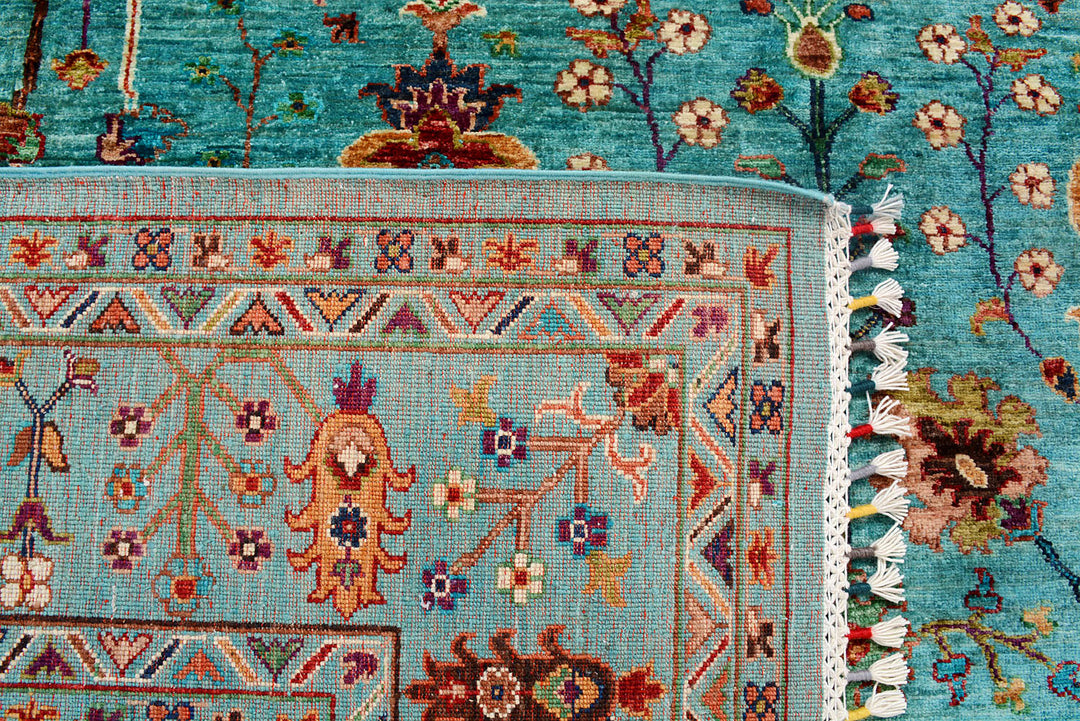 Darkcyan Kazak 8' 3 x 9' 8 - No. 72412