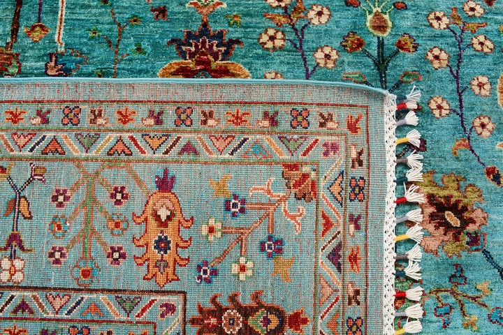 Darkcyan Kazak 8' 3 x 9' 8 - No. 72412