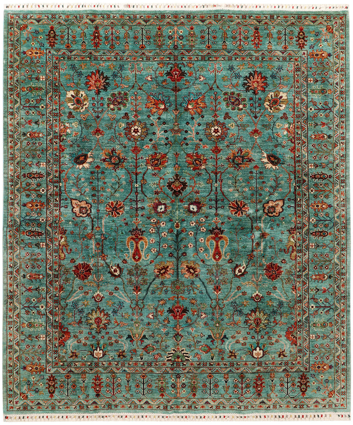 Darkcyan Kazak 8' 3 x 9' 8 - No. 72412