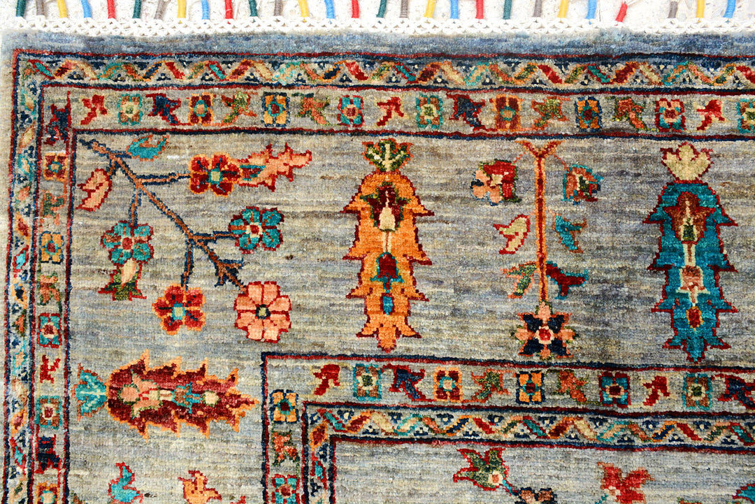 Multi Colored Kazak 8'  1" x 11'  8" - No. QA11070