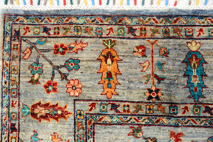 Multi Colored Kazak 8'  1" x 11'  8" - No. QA11070