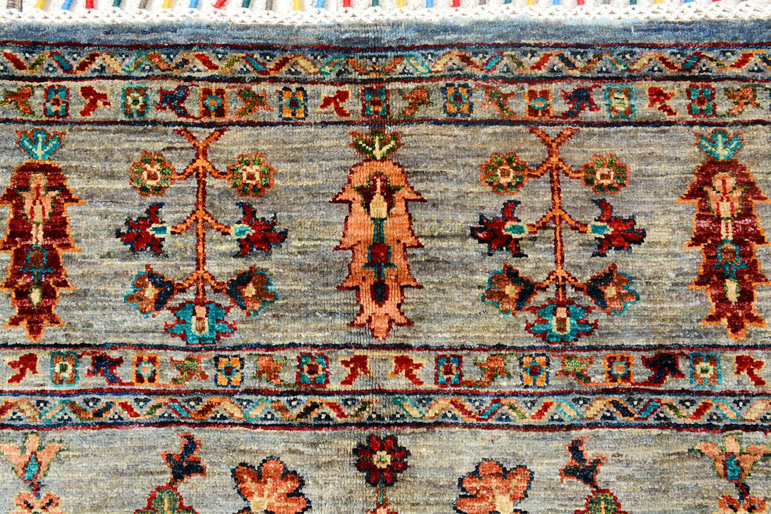 Multi Colored Kazak 8'  1" x 11'  8" - No. QA11070