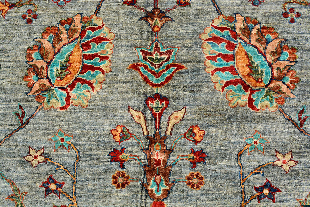 Multi Colored Kazak 8'  1" x 11'  8" - No. QA11070