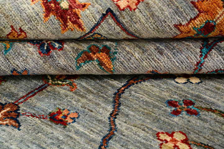 Multi Colored Kazak 8'  1" x 11'  8" - No. QA11070