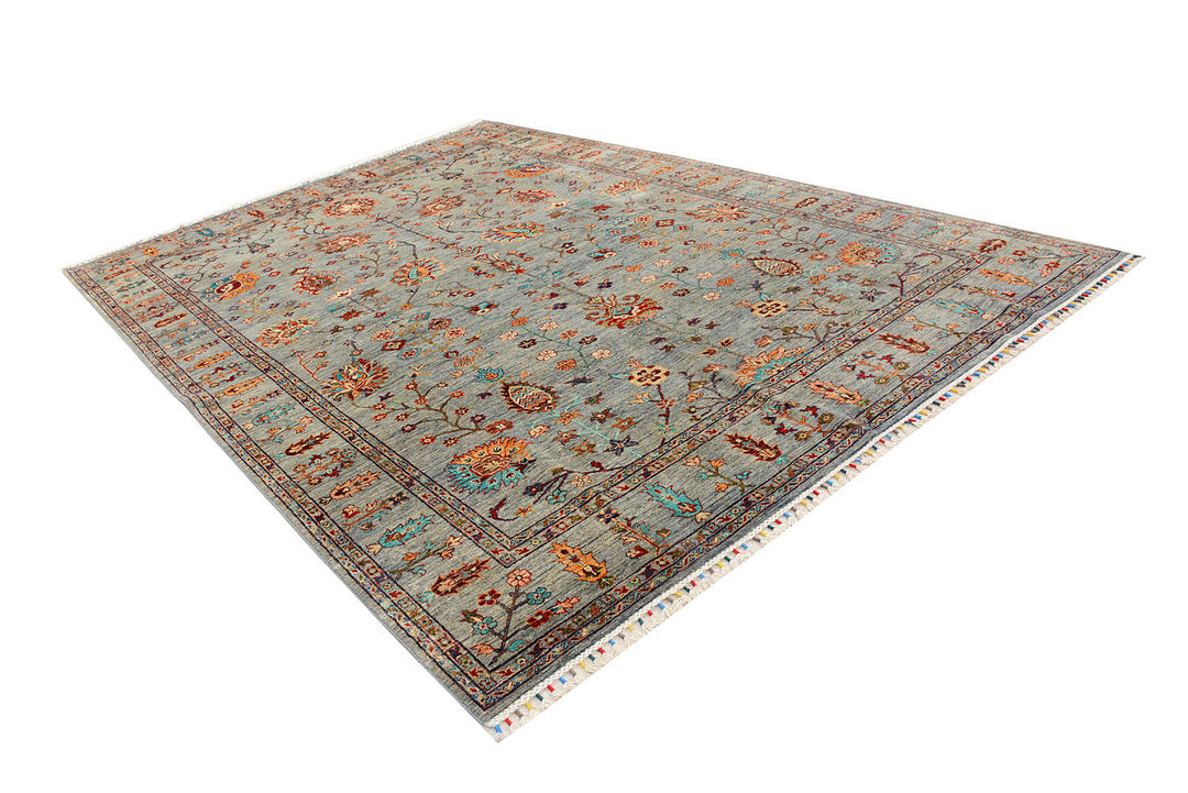 Multi Colored Kazak 8'  1" x 11'  8" - No. QA11070