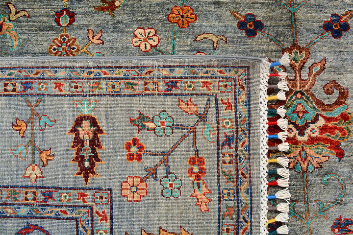 Multi Colored Kazak 8'  1" x 11'  8" - No. QA11070