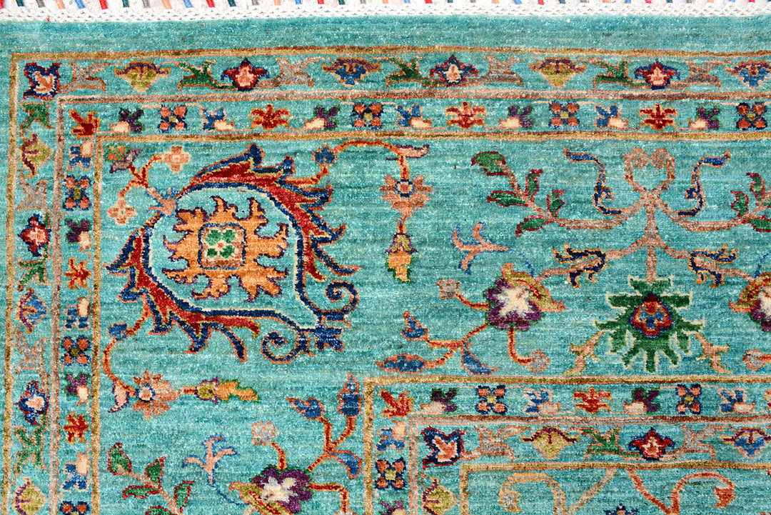 Darkcyan Kazak 8' 10 x 12' - No. 72415