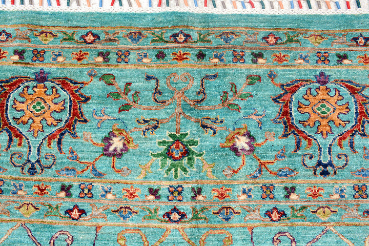 Darkcyan Kazak 8' 10 x 12' - No. 72415