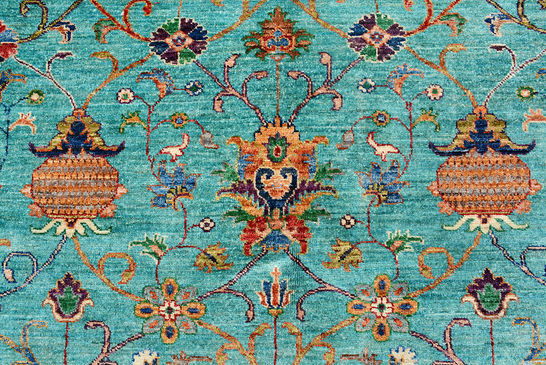 Darkcyan Kazak 8' 10 x 12' - No. 72415