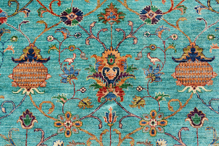 Darkcyan Kazak 8' 10 x 12' - No. 72415