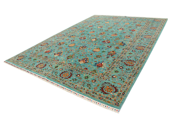 Darkcyan Kazak 8' 10 x 12' - No. 72415
