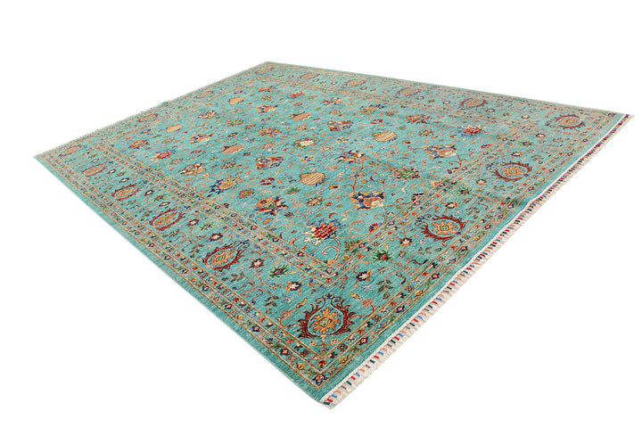 Darkcyan Kazak 8' 10 x 12' - No. 72415