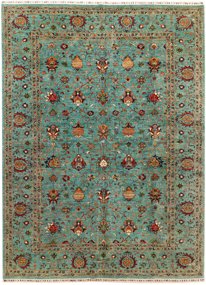 Darkcyan Kazak 8' 10 x 12' - No. 72415