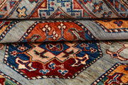 Multi Colored Kazak 8'  10" x 11'  7" - No. QA91559