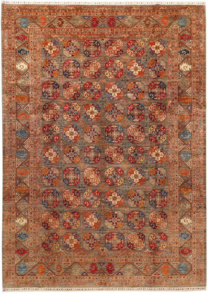 Multi Colored Kazak 10'  1" x 14'  1" - No. QA62216