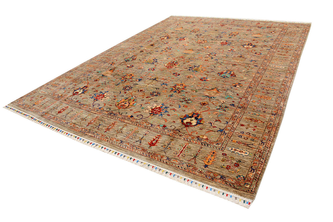 Multi Colored Kazak 9' x 12' 4 - No. 72419