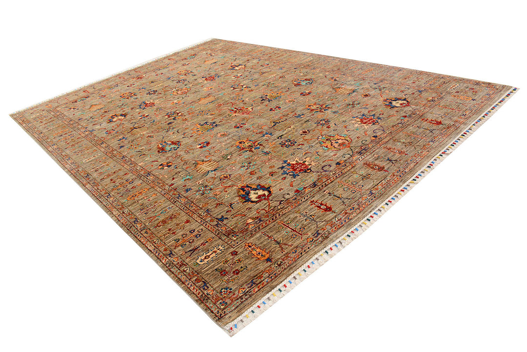 Multi Colored Kazak 9' x 12' 4 - No. 72419