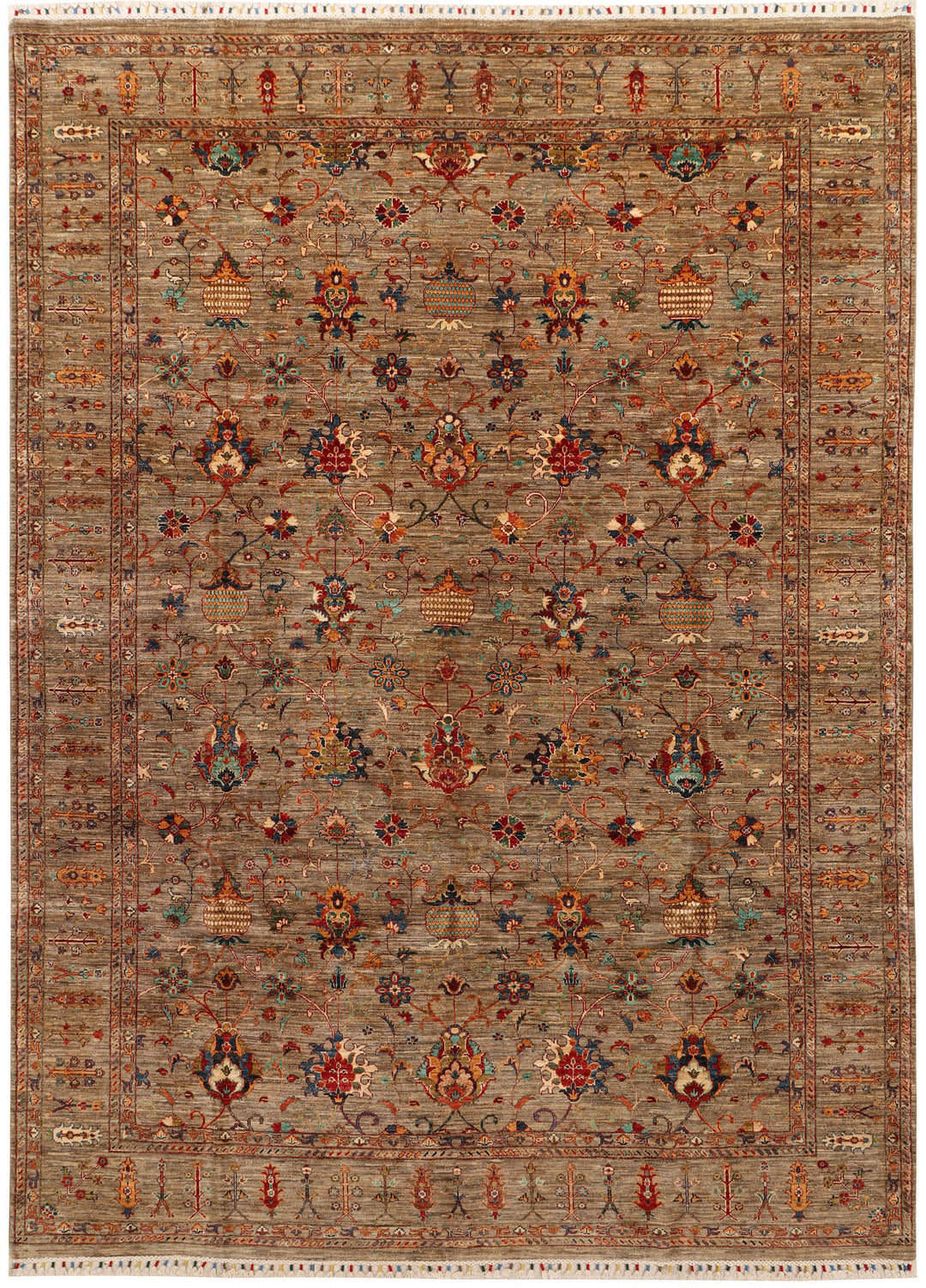 Multi Colored Kazak 9' x 12' 4 - No. 72419