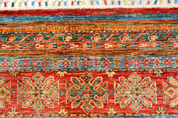 Multi Colored Kazak 6' 9 x 10' - No. 72421
