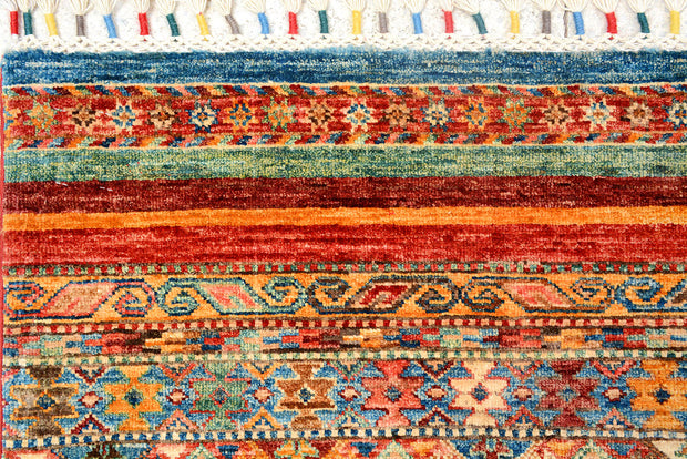 Multi Colored Kazak 6' 9 x 9' 11 - No. 72424