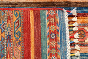 Multi Colored Kazak 6' 9 x 9' 11 - No. 72424
