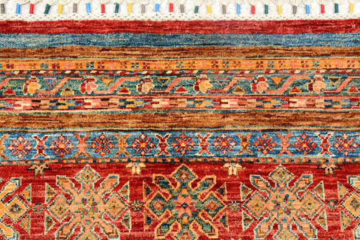 Multi Colored Kazak 6' 9 x 10' 2 - No. 72428