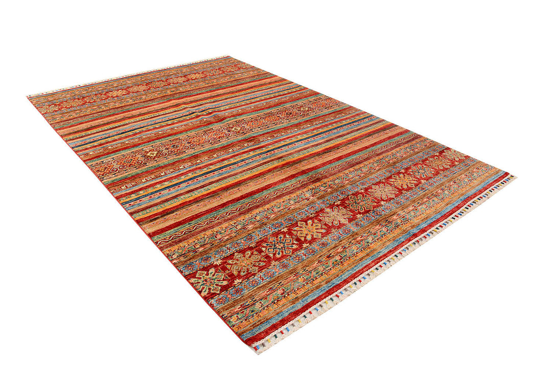 Multi Colored Kazak 6' 9 x 10' 2 - No. 72428