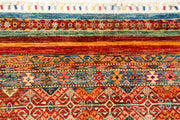 Multi Colored Kazak 6' 9 x 9' 11 - No. 72429