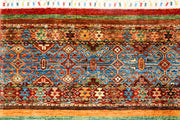 Multi Colored Kazak 5' 10 x 8' - No. 72431