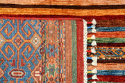Multi Colored Kazak 5' 10 x 8' - No. 72431