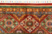 Multi Colored Kazak 5'  8" x 8'  3" - No. QA92757