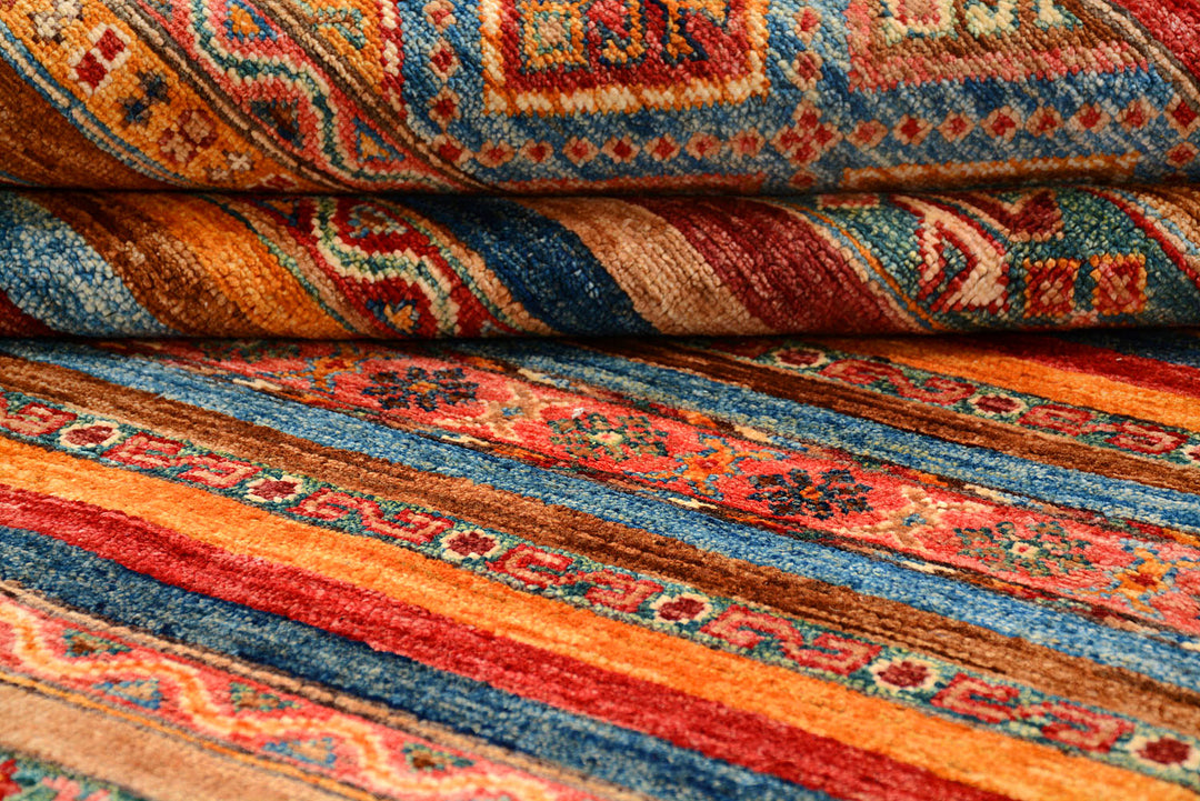 Multi Colored Kazak 5' x 7' 6 - No. 72437