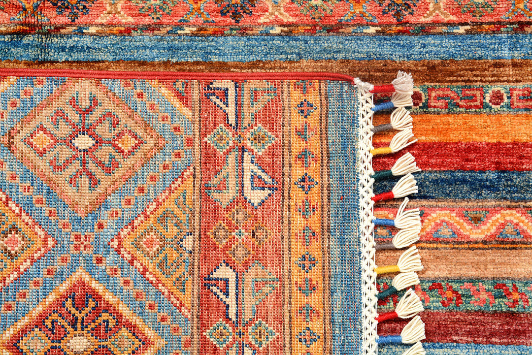 Multi Colored Kazak 5' x 7' 6 - No. 72437