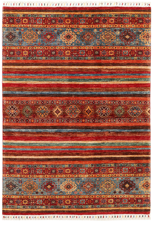 Multi Colored Kazak 5' x 6' 10 - No. 72438