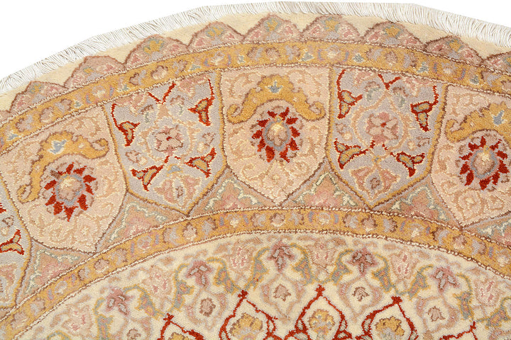 Blanched Almond Gombud 6'  1" x 6'  3" - No. QA59812