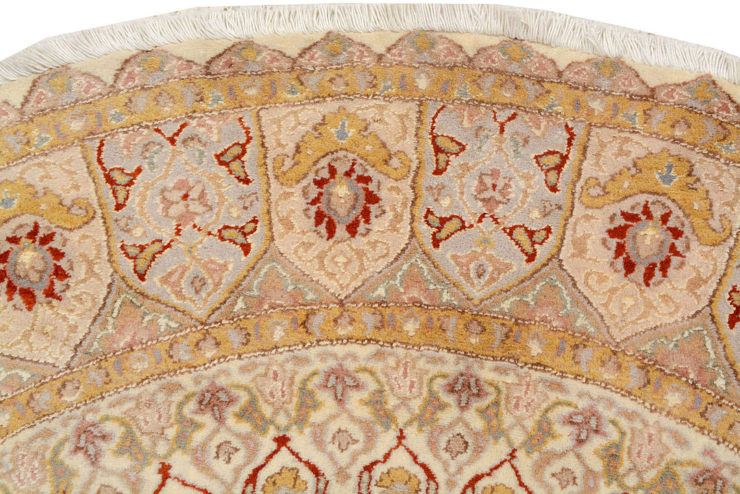 Blanched Almond Gombud 6'  1" x 6'  3" - No. QA59812