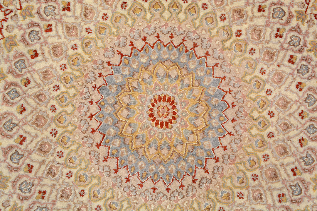 Blanched Almond Gombud 6'  1" x 6'  3" - No. QA59812