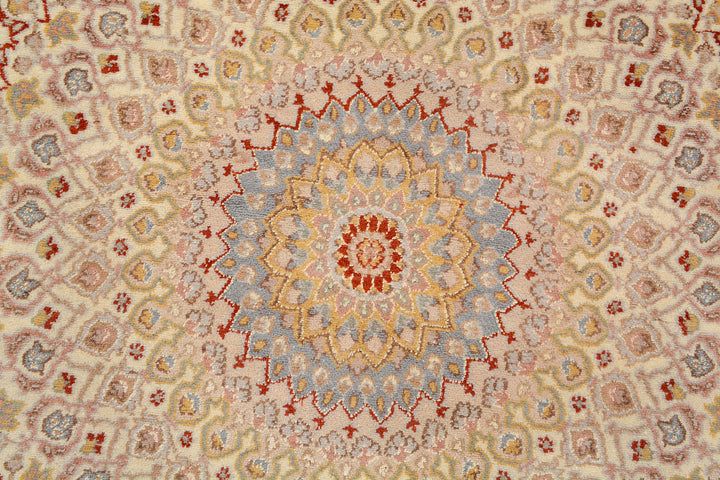 Blanched Almond Gombud 6'  1" x 6'  3" - No. QA59812