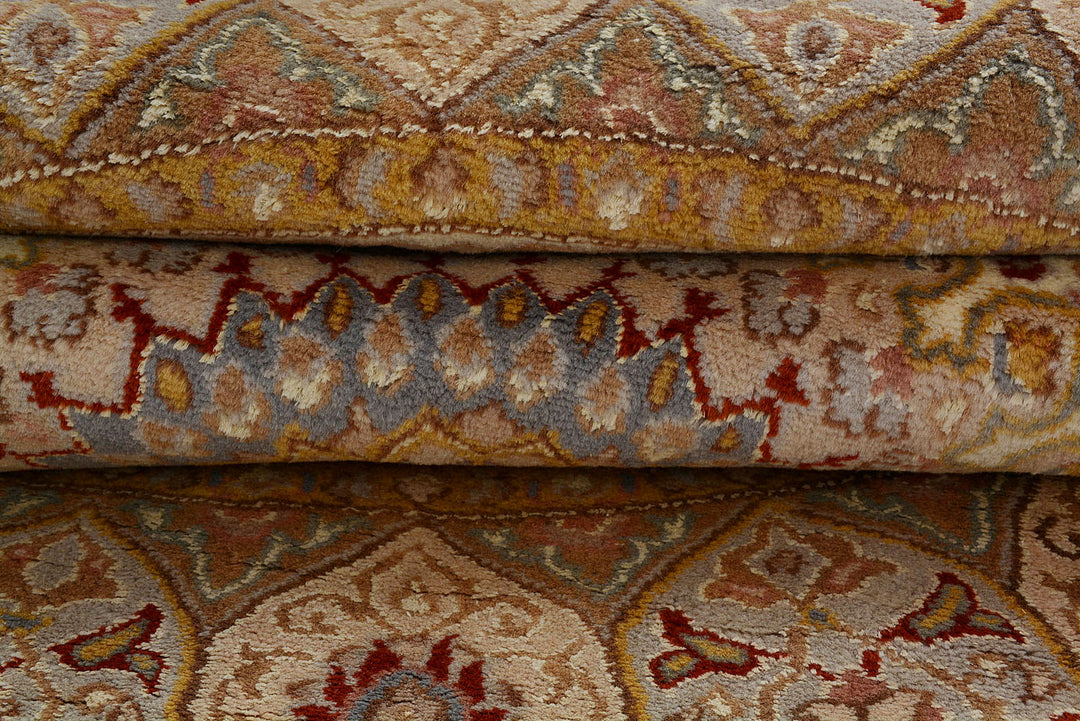 Blanched Almond Gombud 6'  1" x 6'  3" - No. QA59812