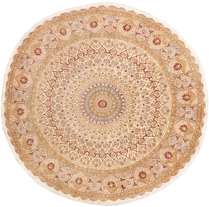 Blanched Almond Gombud 6'  1" x 6'  3" - No. QA59812