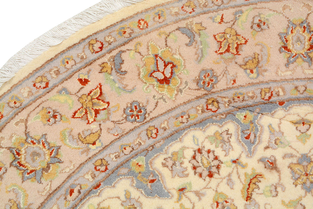 Blanched Almond Ardibil 6'  1" x 6'  3" - No. QA74326