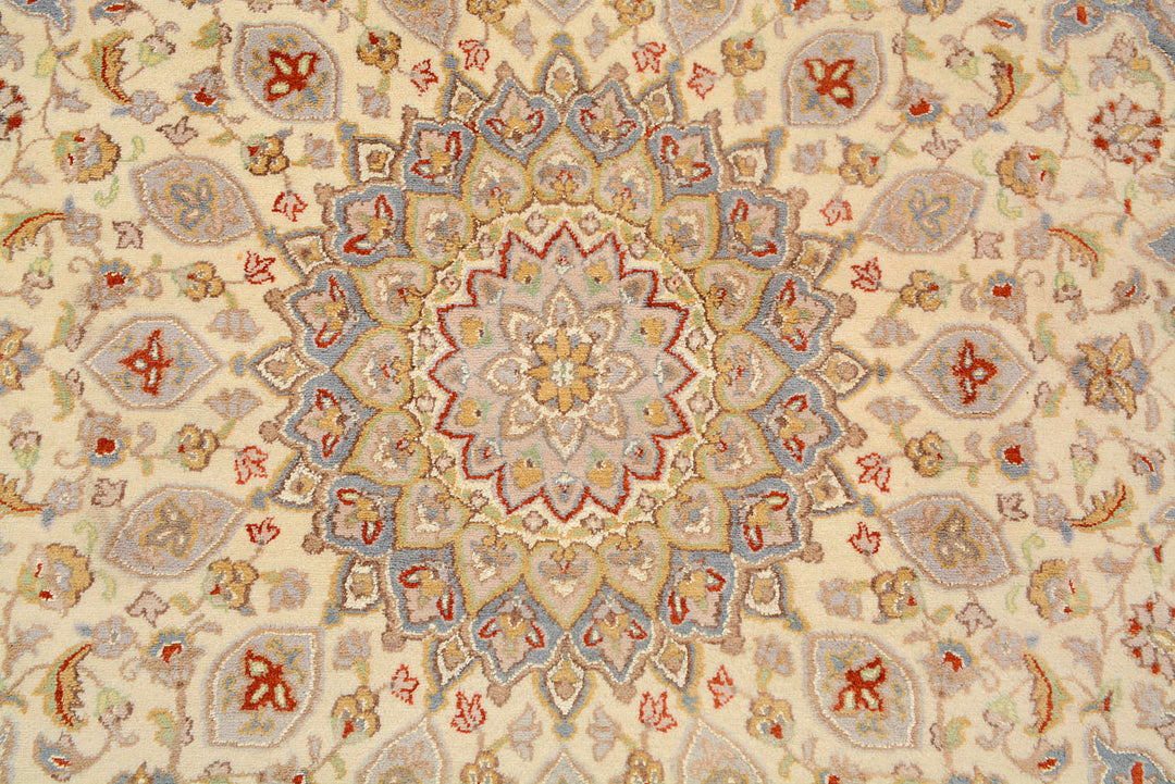 Blanched Almond Ardibil 6'  1" x 6'  3" - No. QA74326